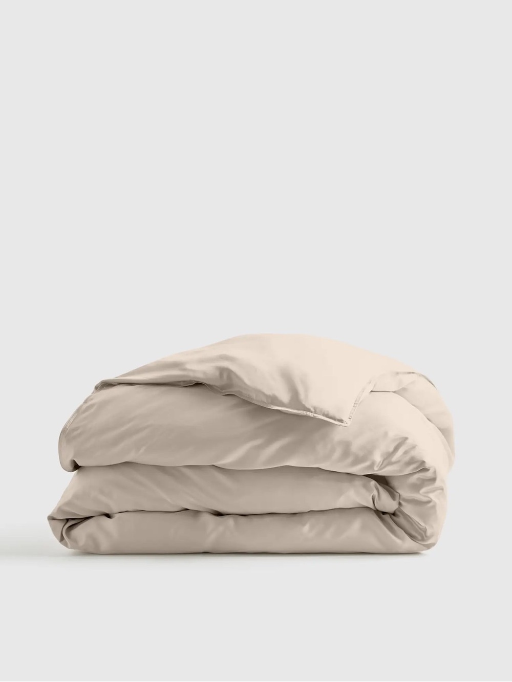 NWT QUINCE Bamboo Duvet Cover King/Cal King Sand 0602